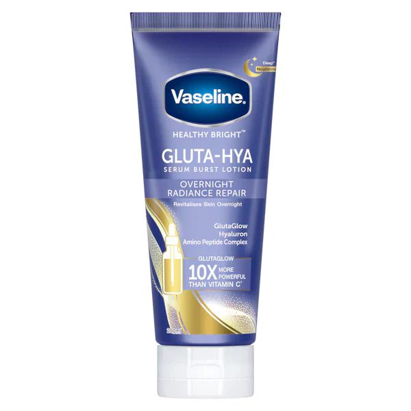 Vaseline® Gluta-Hya Serum Lotion Overnight Radiance Repair