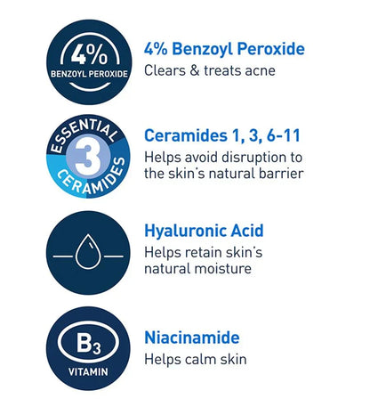 CeraVe Acne Foaming Cream Cleanser 150 ml