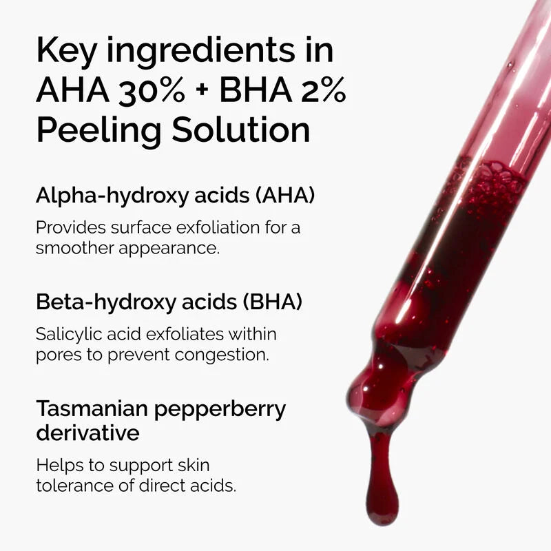 The Ordinary AHA 30% , BHA 2% Peeling Solution 30 mL